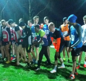 Foto vom Start des Crosslaufs in Löningen