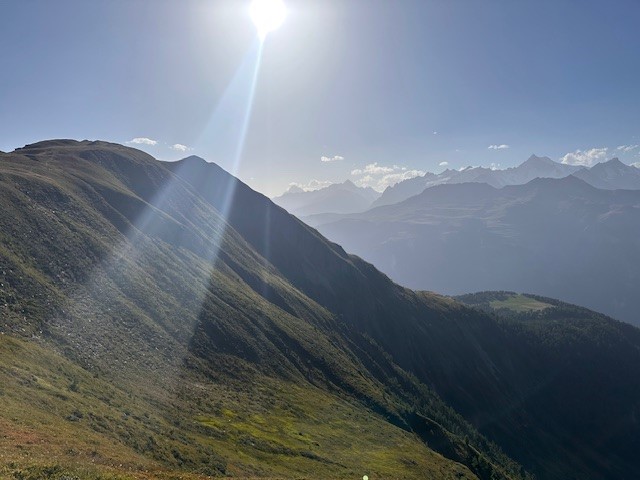 Berg am nachmittag