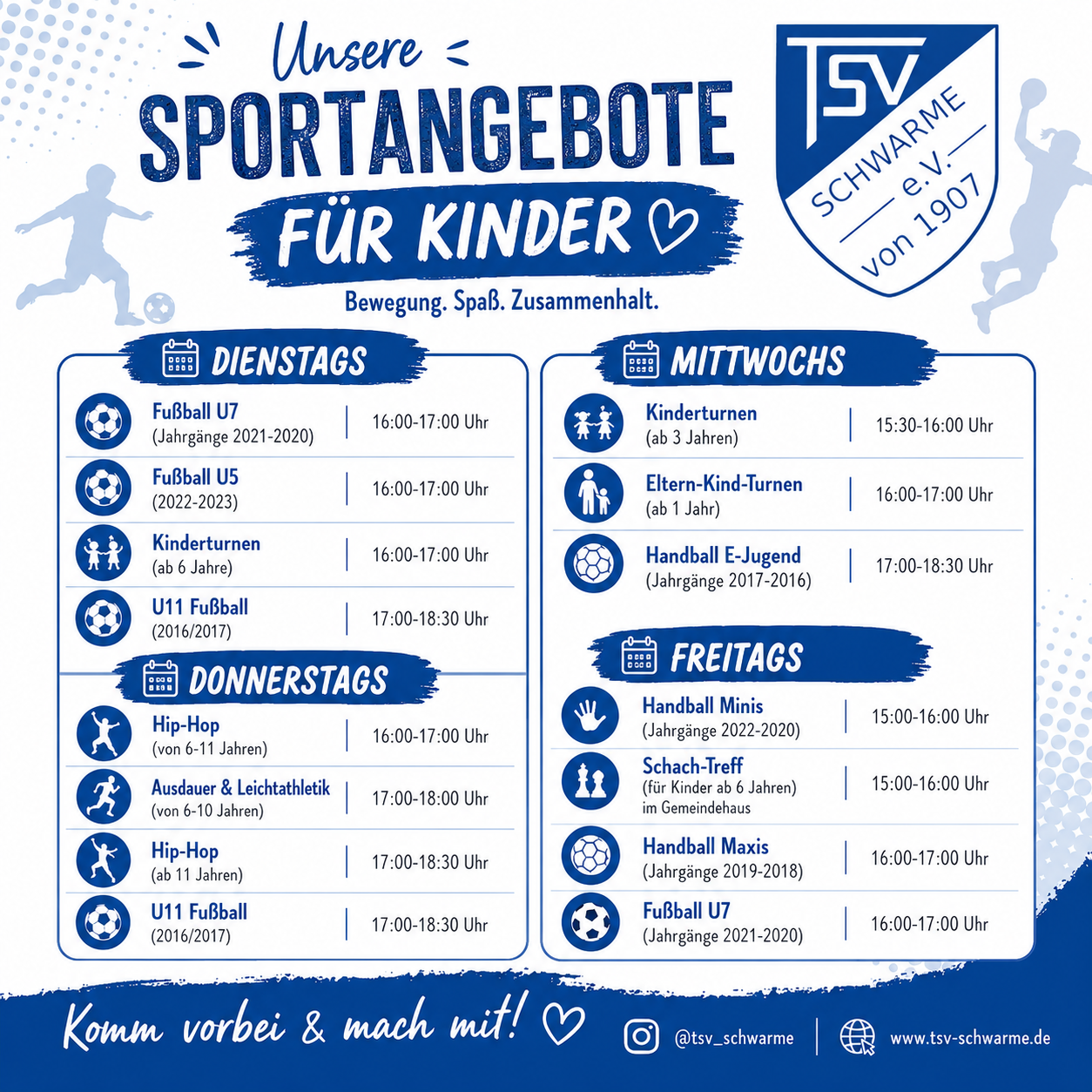 Sportangebot Kids